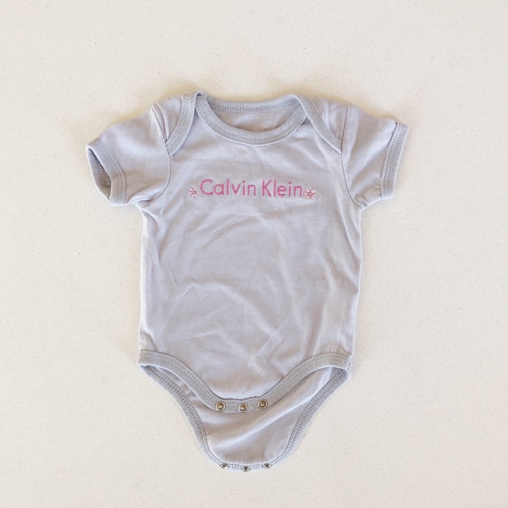 Calvin Klein Grey Onesie